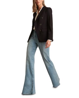 Lia DNA Double Breasted Blazer Chocolate