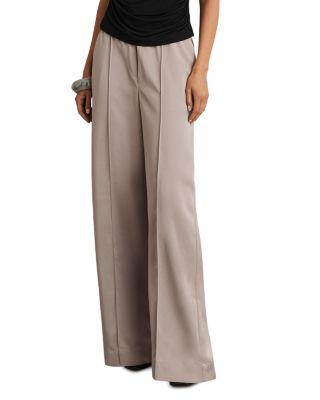 REISS - Elsie Satin Wide Leg Trousers
