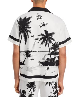 Nathan Regular Fit Printed Camp Shirt 