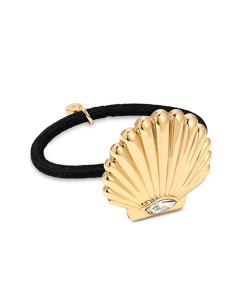 Ettika Santorini Cubic Zirconia Shell Hair Tie