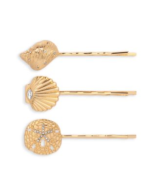 Ettika - Oceanic Cubic Zirconia Bobby Pins, Set of 3