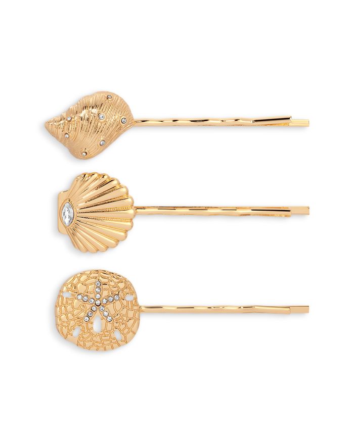 Oceanic Cubic Zirconia Bobby Pins, Set of 3