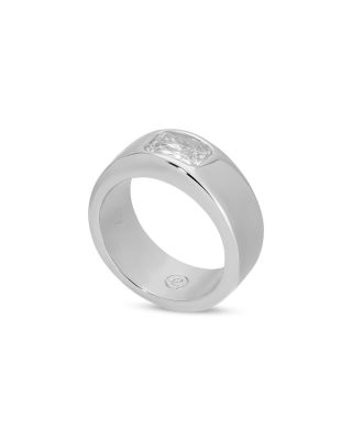 Treasure Emerald Cut Cubic Zirconia Band Ring