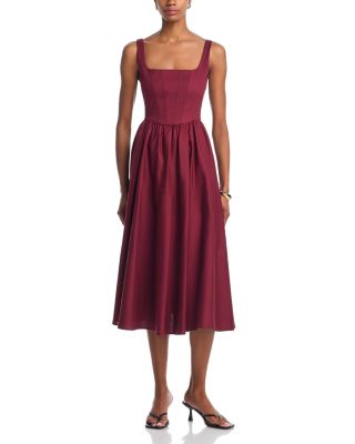 WAYF - Desi Bustier Midi Dress