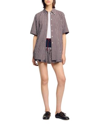 Oversized Check Shirt