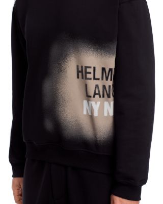 Relaxed Fit Spray Logo Hoodie