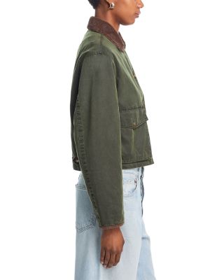 Waxed Cropped Jacket