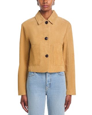 Suede Cropped Jacket