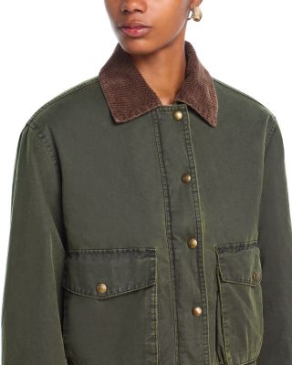 Waxed Cropped Jacket