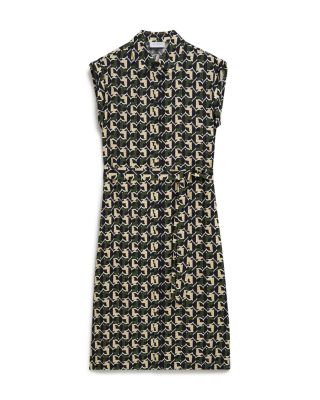 Kalinda Geometric Print Dress