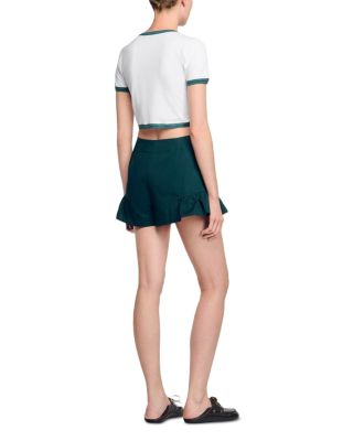 Two Tone Cropped Tee