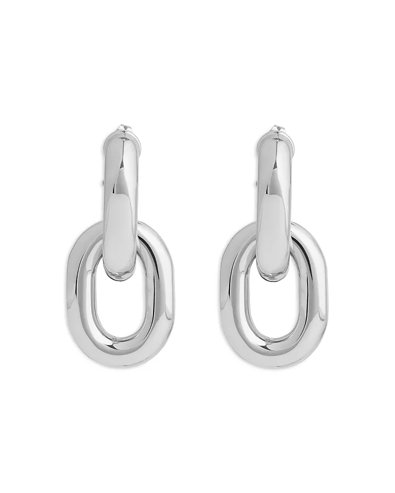 Rabanne Link Double Hoop Earrings