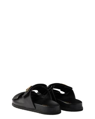  Women's Nappa Leather Slides