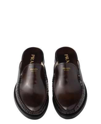  Women's Brushed Leather Mules