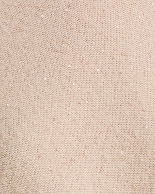 Sequin Cropped Cape Sleeve Sweater