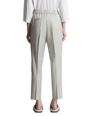 Wool Blend Pull On Pants