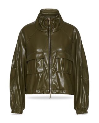 Loretta Faux Leather Jacket