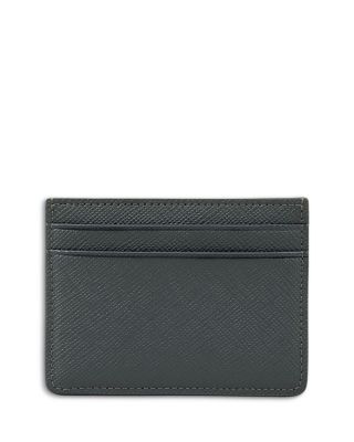 Saffiano Leather Card Case 