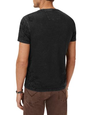 Regular Fit Tonal Embroidered Tee