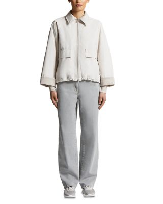 Collared Front Zip Jacket