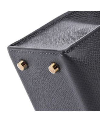 Kelly 20 Handbag Grey Epsom with Permabrass Hardware