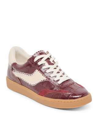 Women's Notice Stitch Croco Embossed Sneakers