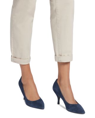 Petite Margot Girlfriend Jeans in Feather