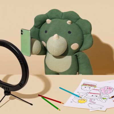 Bearaby - Bearabuddy Weighted Stuffed Animal, Daisy Dino