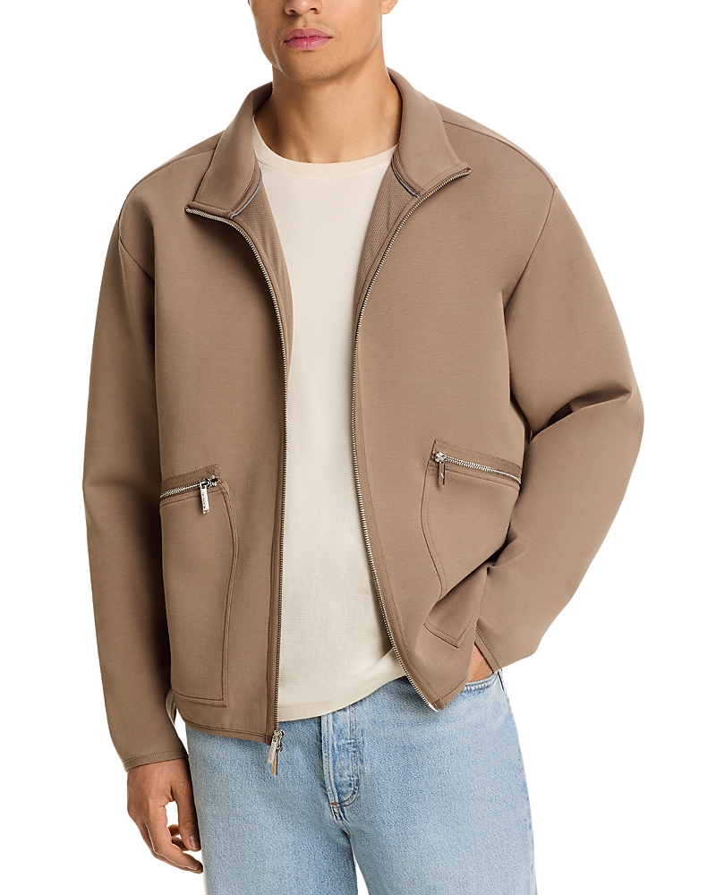 Michael Kors Polished Scuba Zip Jacket