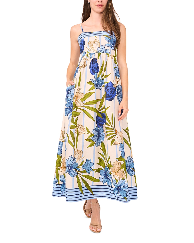 Cece Print Sleeveless Maxi Dress In Multi