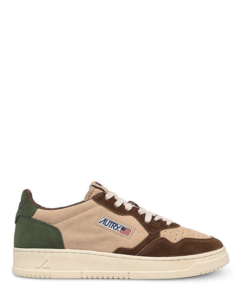 Autry Suede Leather Low Top Sneakers In Multi