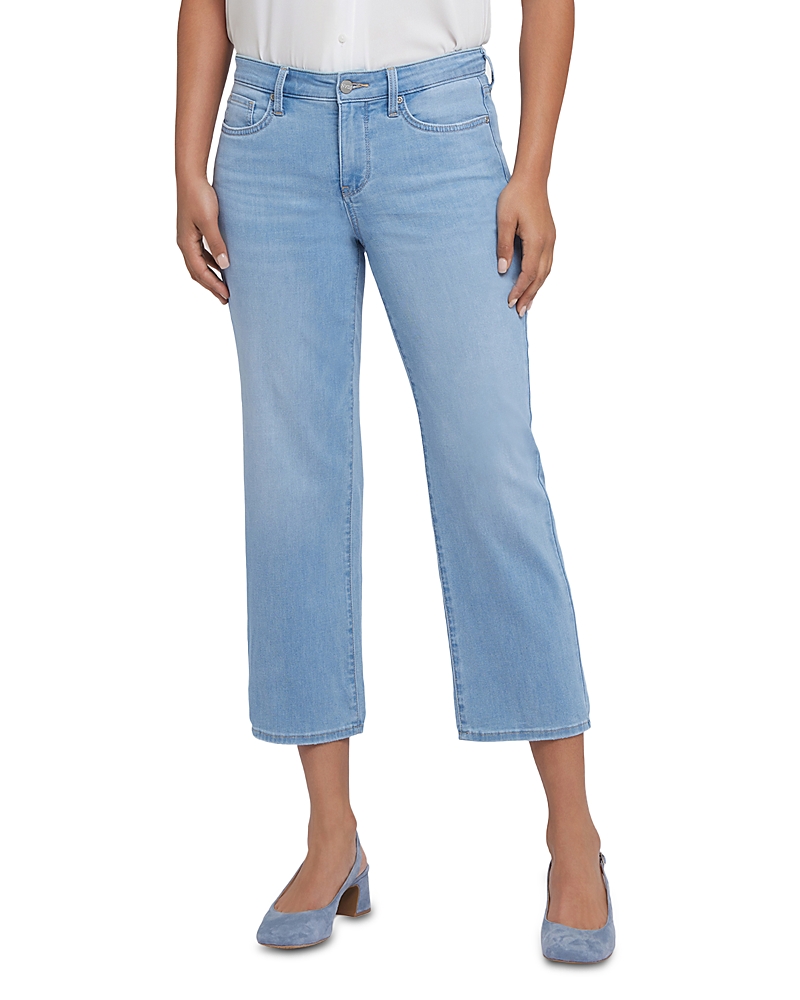 Nydj Petite Relaxed Piper Crop Jeans In Canary Beach In Blue