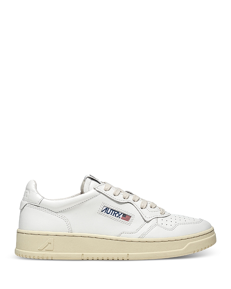 Autry White Leather Medalist Sneakers In White