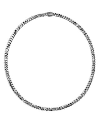 Sterling Silver Curb Chain Necklace, 20"
