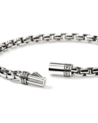 Sterling Silver Box Chain Bracelet, 4.8mm