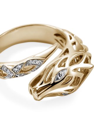 Sterling Silver or Yellow Gold Naga Ring