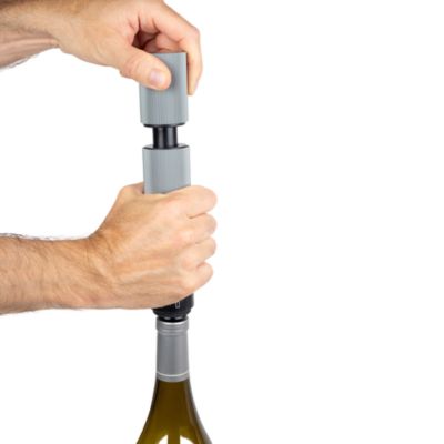 Preserve Line Duo, Dual Function Wine Pump, Carbon, 7"
