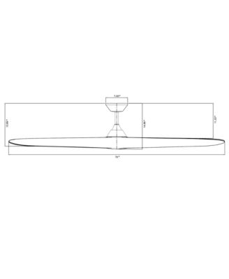 Smart Fans Malibu 70 in Indoor or Outdoor Smart Home Ceiling Fan