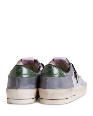 Men's Stardan Suede & Mesh Low Top Sneakers