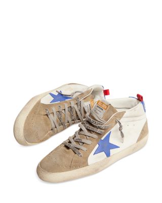 Men's Mid Star Low Top Leather Sneakers