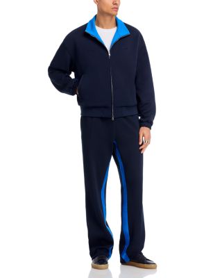 Regular Fit Stand Collar Zip Jacket