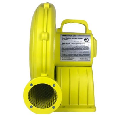  Portable Air Pump for Inflatables - 1/2 hp Energy Efficient High Power Compact Residential Air Blower for Bounce Houses and Slides