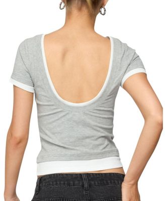 Julietta Contrast Layered T Shirt