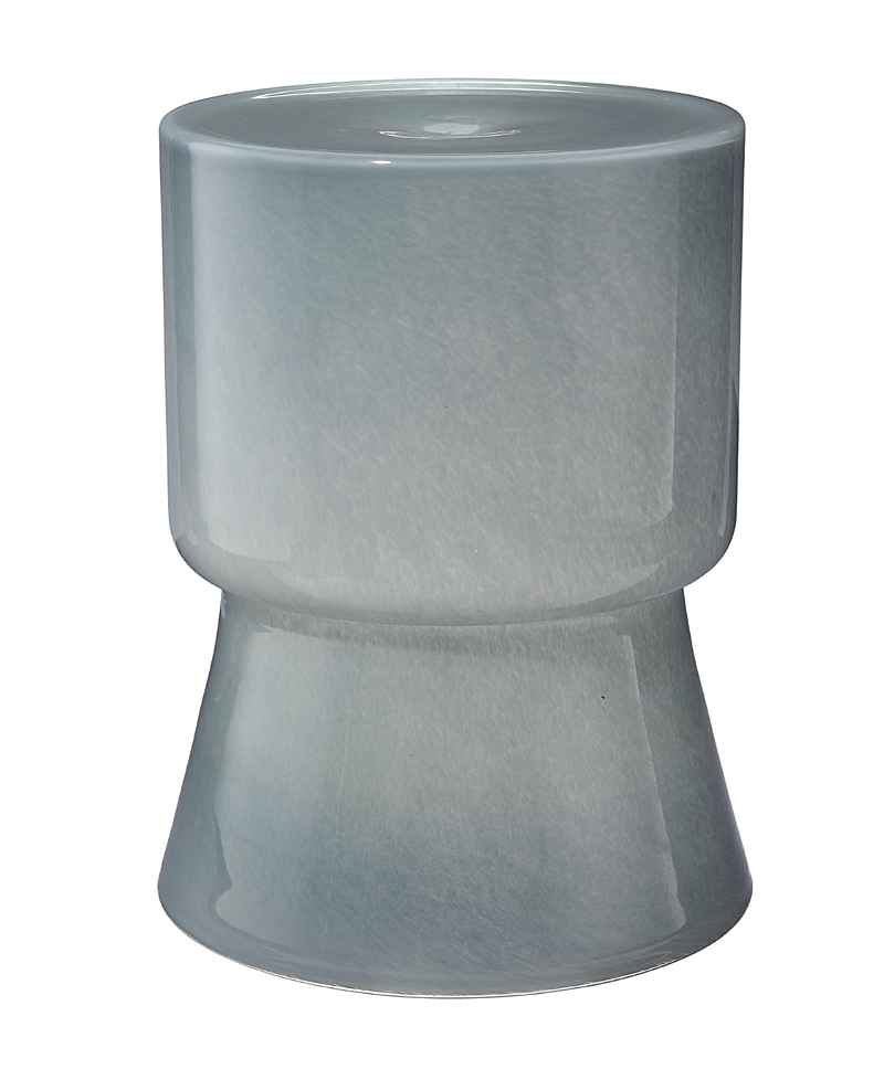 Jamie Young Huntington Garden Glass Stool In Gray