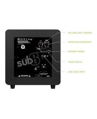 SUB8 8" Sealed Powered Subwoofer