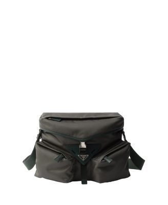 PRADA ♦Re-Nylon And Brushed Leather Shoulder Bag Prada Re-Edition 2002 Re-Nylon and brushed leather shoulder