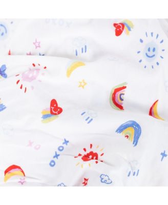 Kiss Me Goodnight Crib Sheet