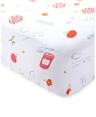 A Pizza My Heart Crib Sheet