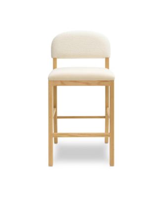 Calla Performance Velvet Counter Stool