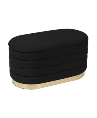 Lillian Velvet Storage Bench